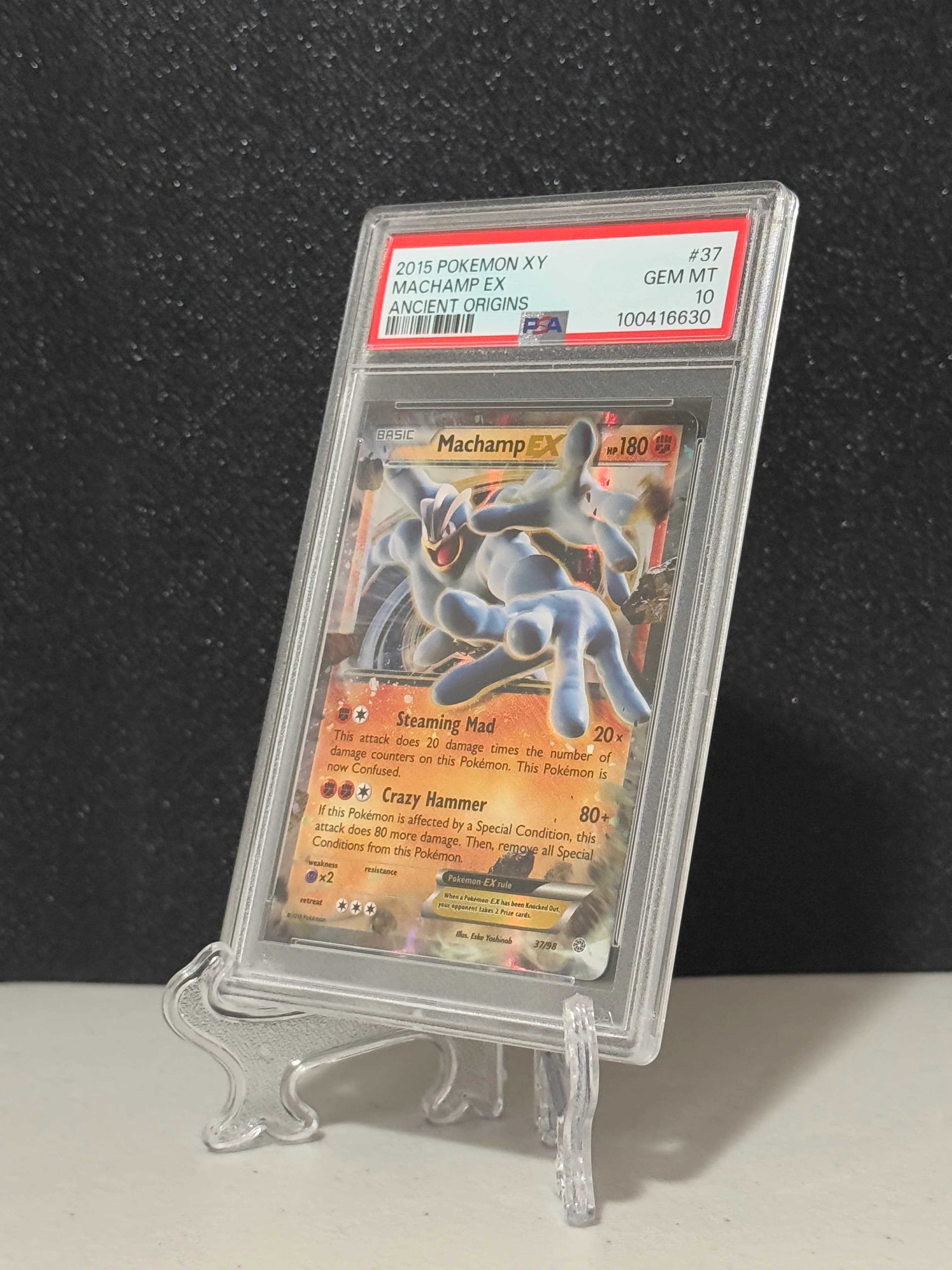 Image supplied with the listing Listing image for Machamp EX 37/098
