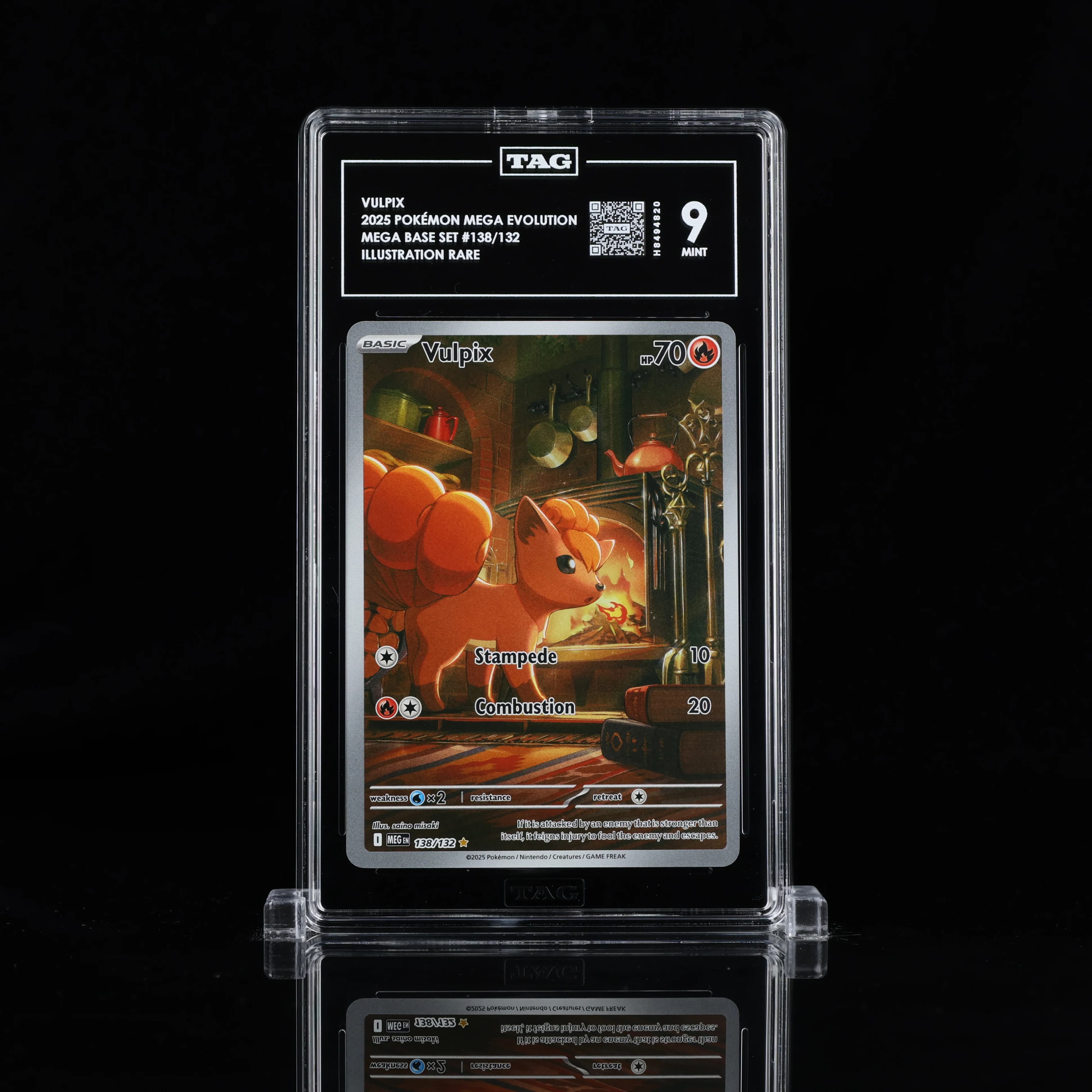 Image supplied with the listing Listing image for Vulpix 138/132