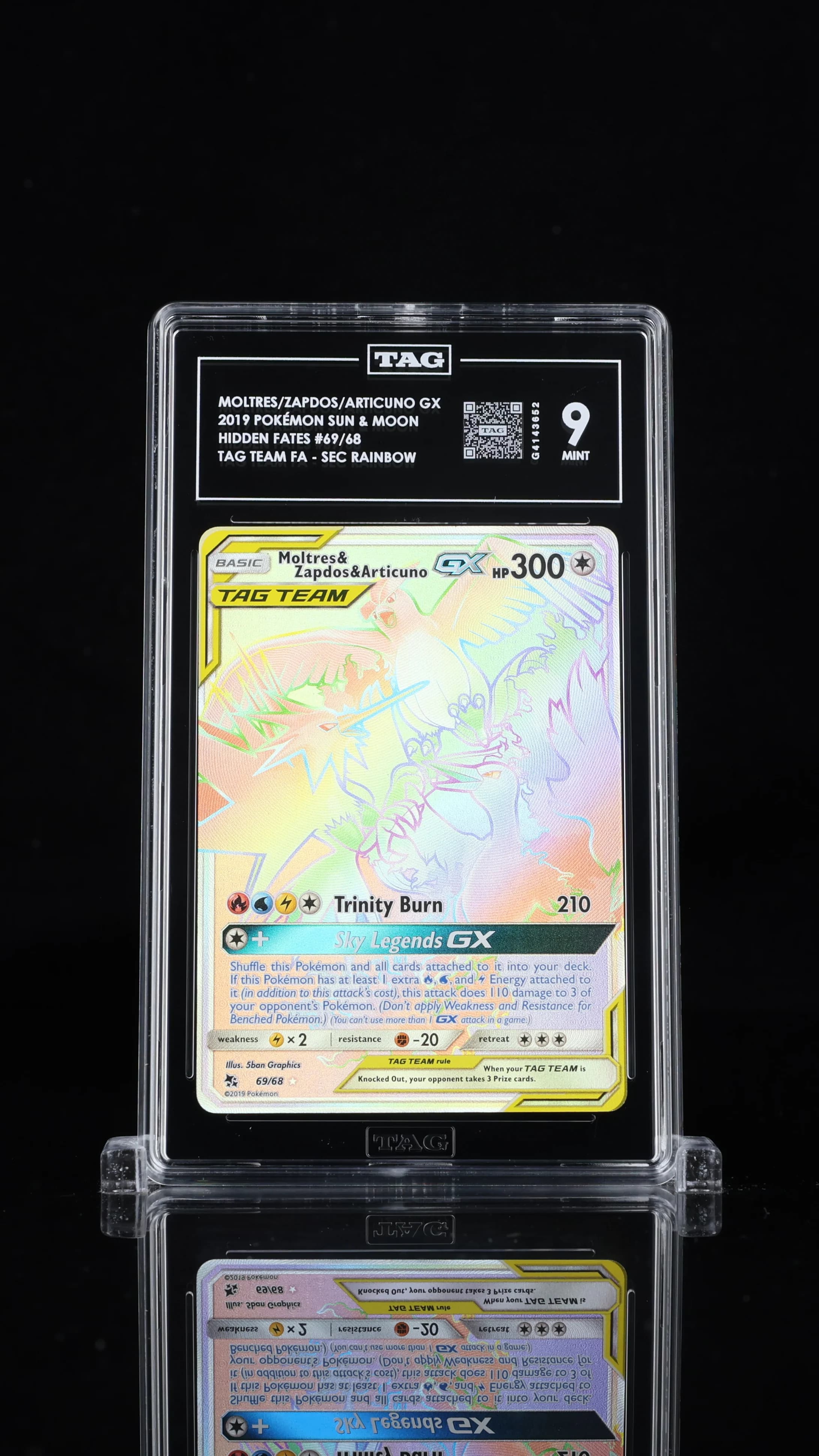 Listing image for Moltres & Zapdos & Articuno GX 69/068