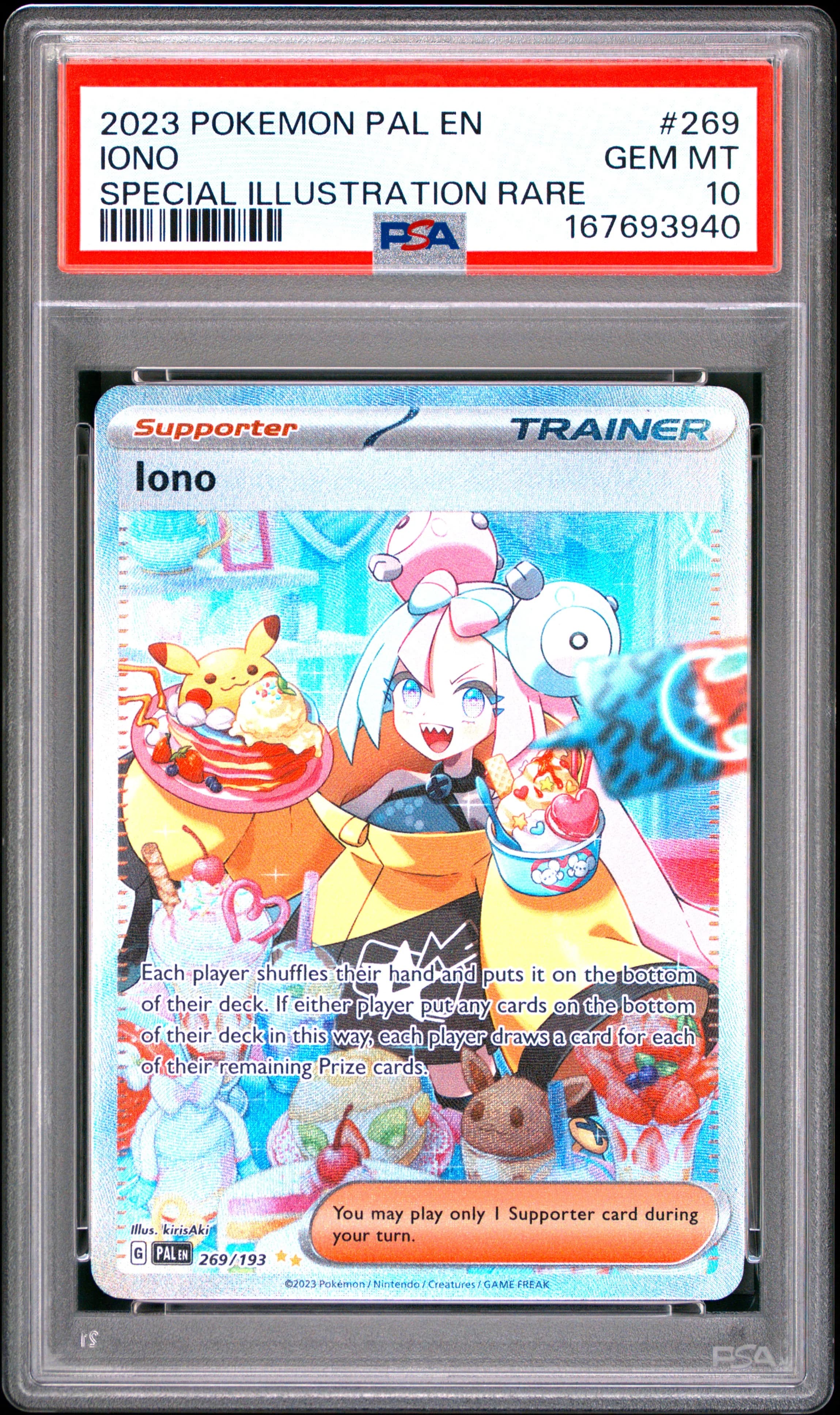 Image supplied with the listing Listing image for Iono 269/193