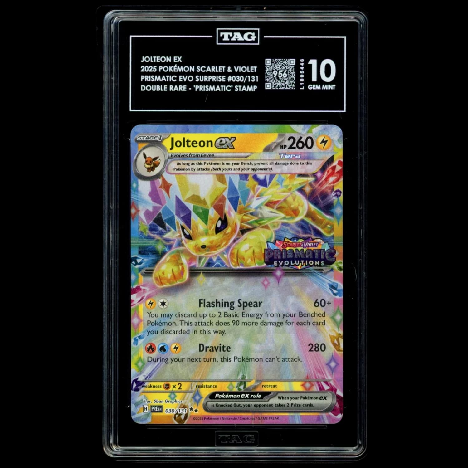 Image supplied with the listing Listing image for Jolteon ex 030/131