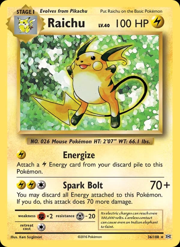 Raichu 36/108