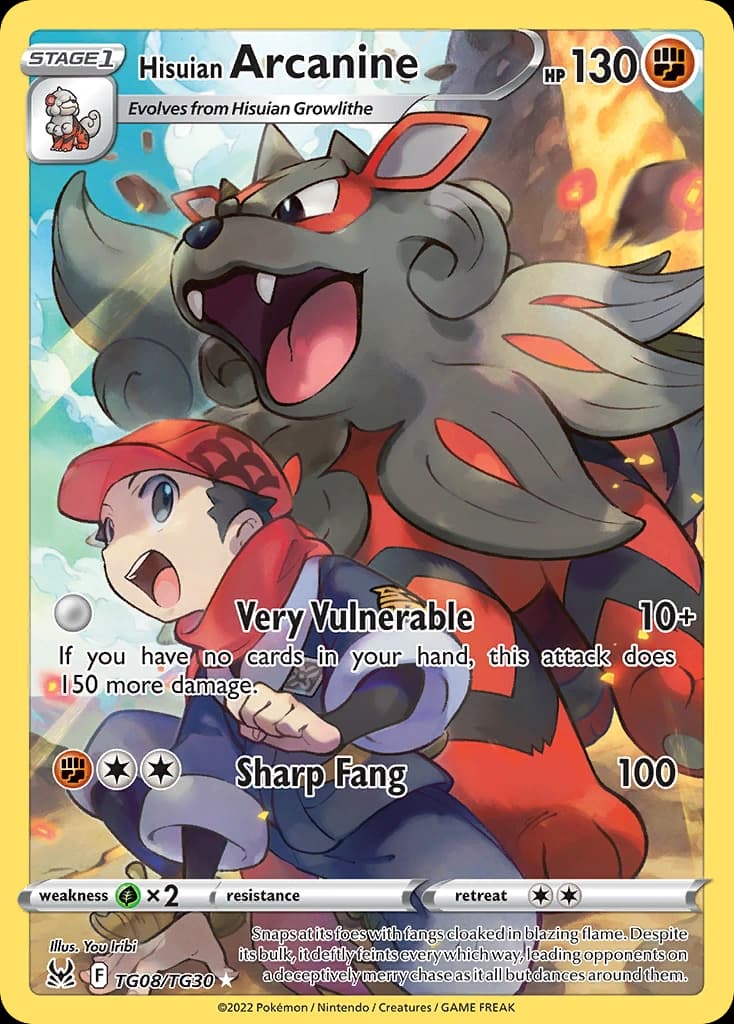 Hisuian Arcanine TG08/030