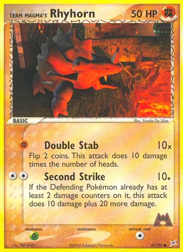 Team Magma's Rhyhorn 67/095