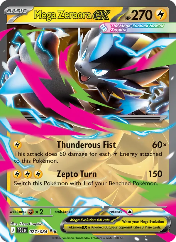 Mega Zeraora ex 027/084