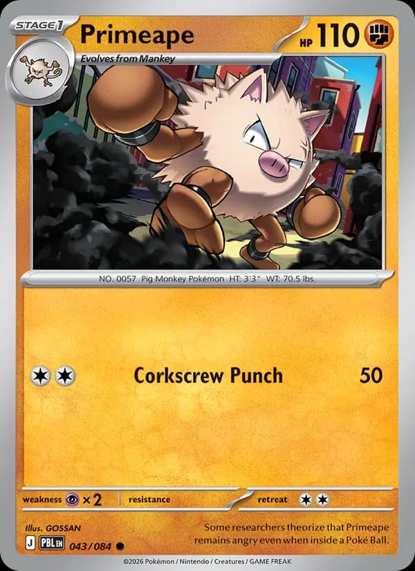 Primeape 043/084