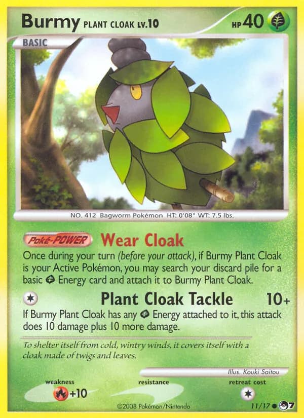 Burmy Plant Cloak 11/017