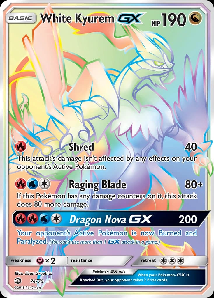 White Kyurem GX 74/070