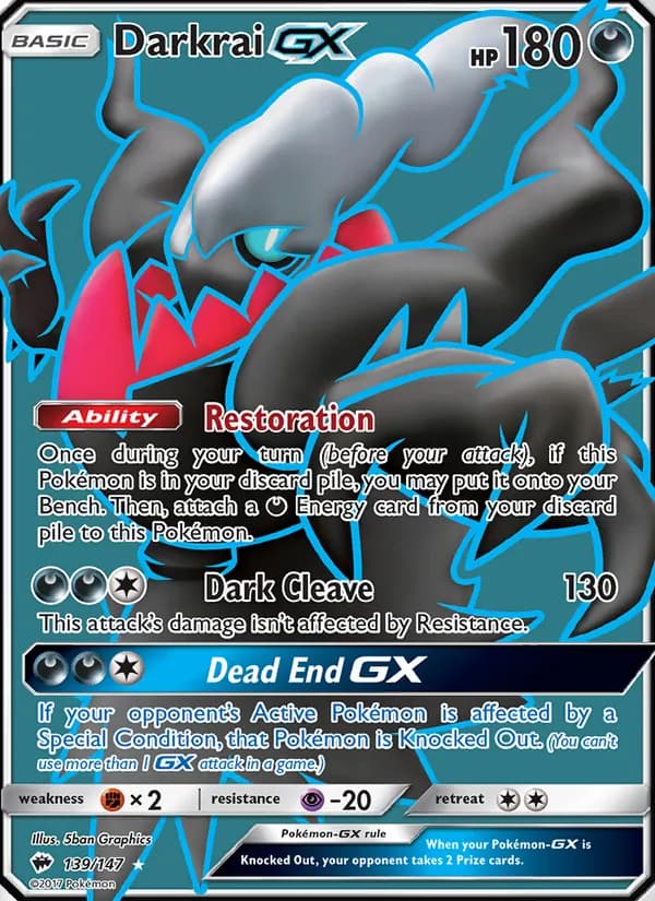 Darkrai GX 139/147