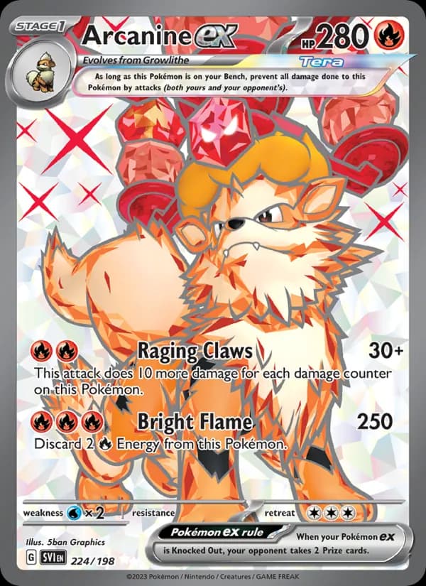 Arcanine ex 224/198