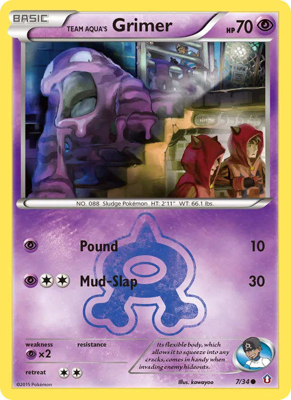 Team Aqua's Grimer 7/034