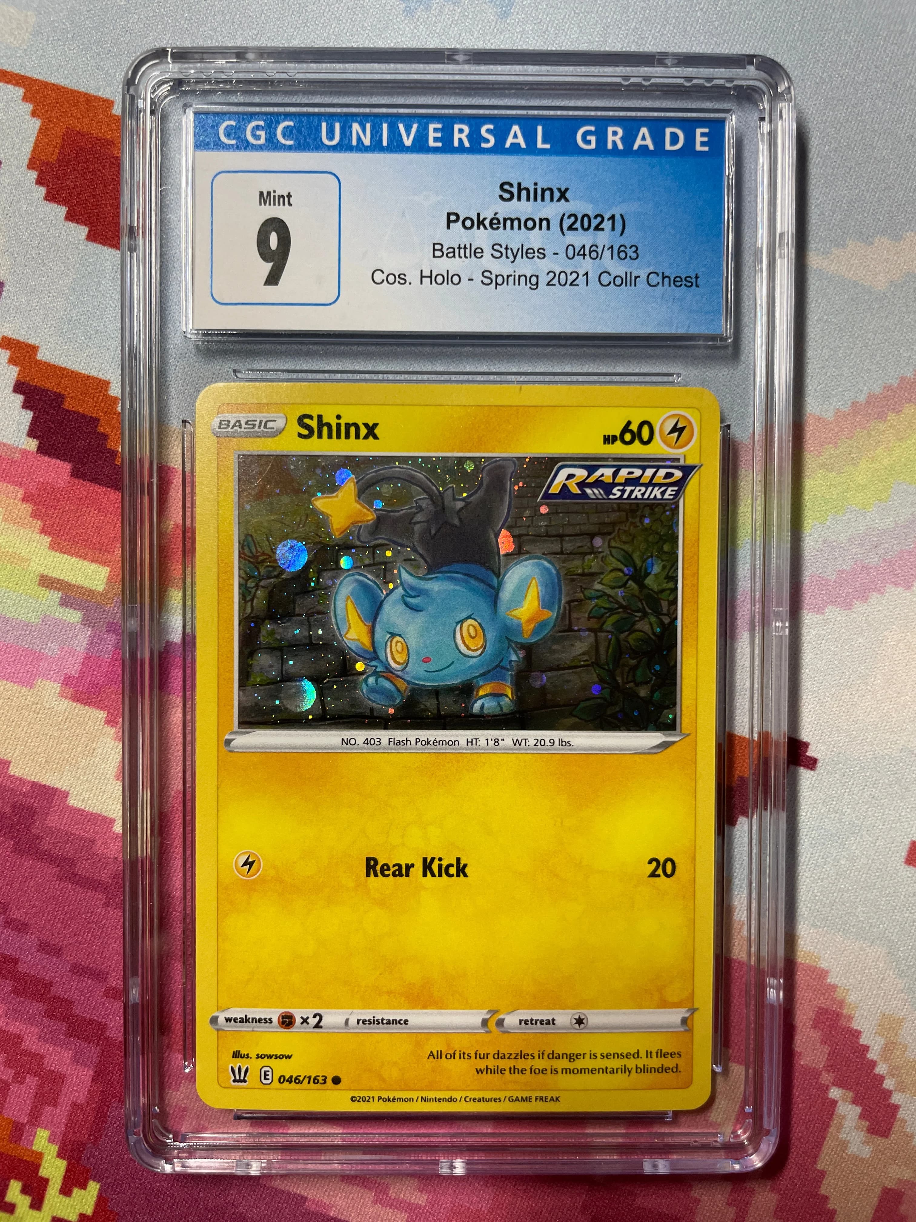 Image supplied with the listing Listing image for Shinx 46/163