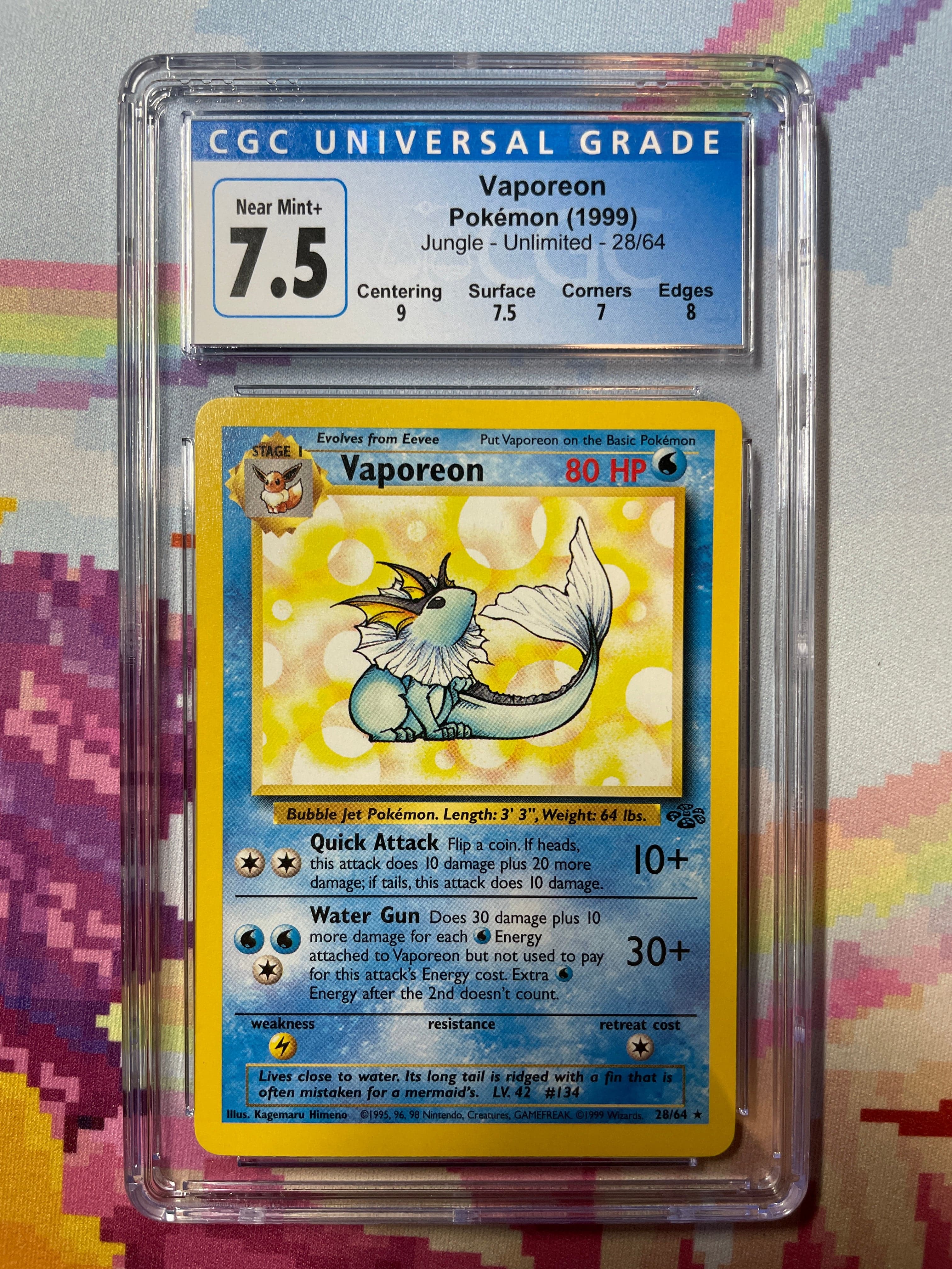 Image supplied with the listing Listing image for Vaporeon 28/064