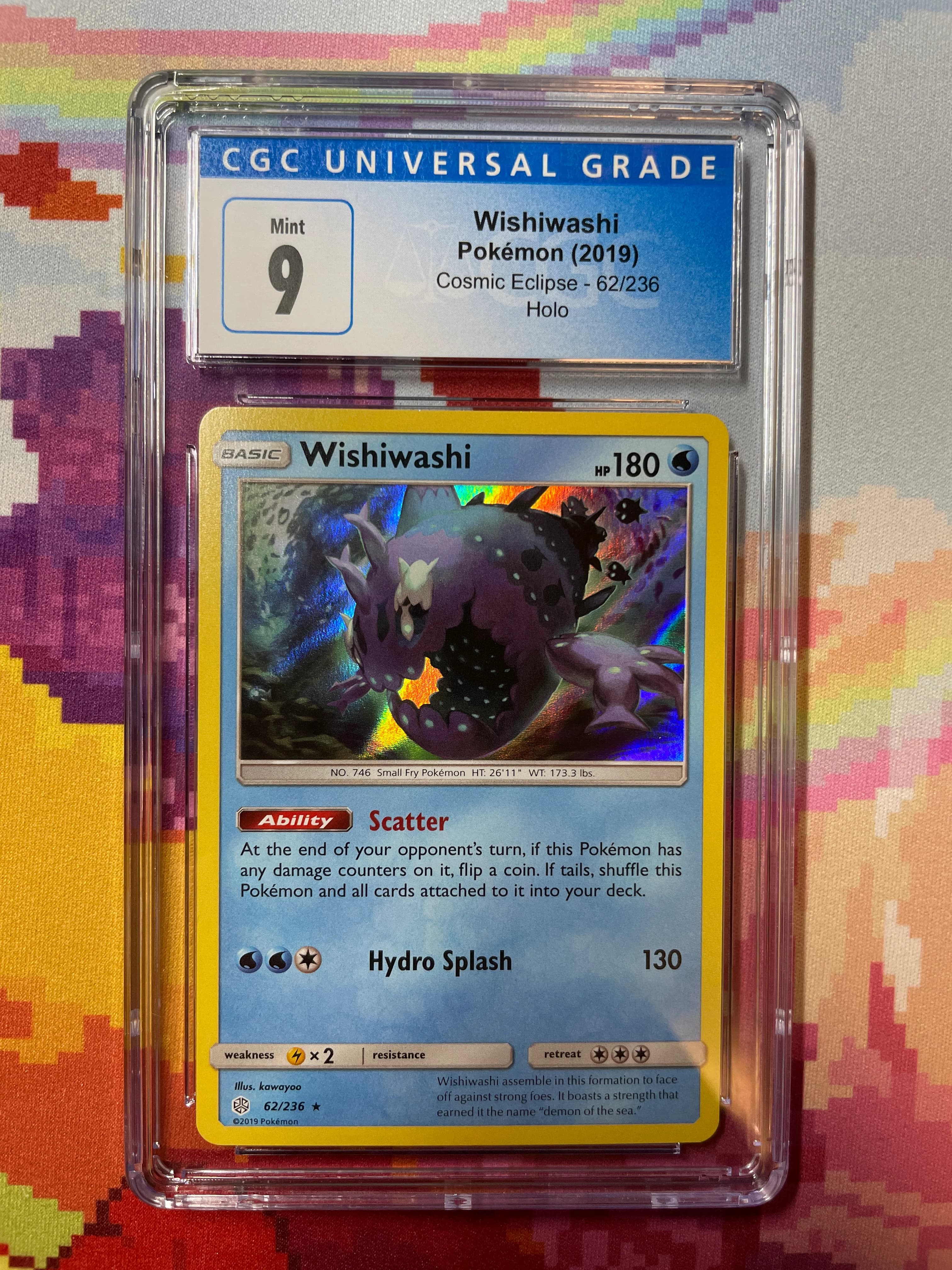 Image supplied with the listing Listing image for Wishiwashi 62/236