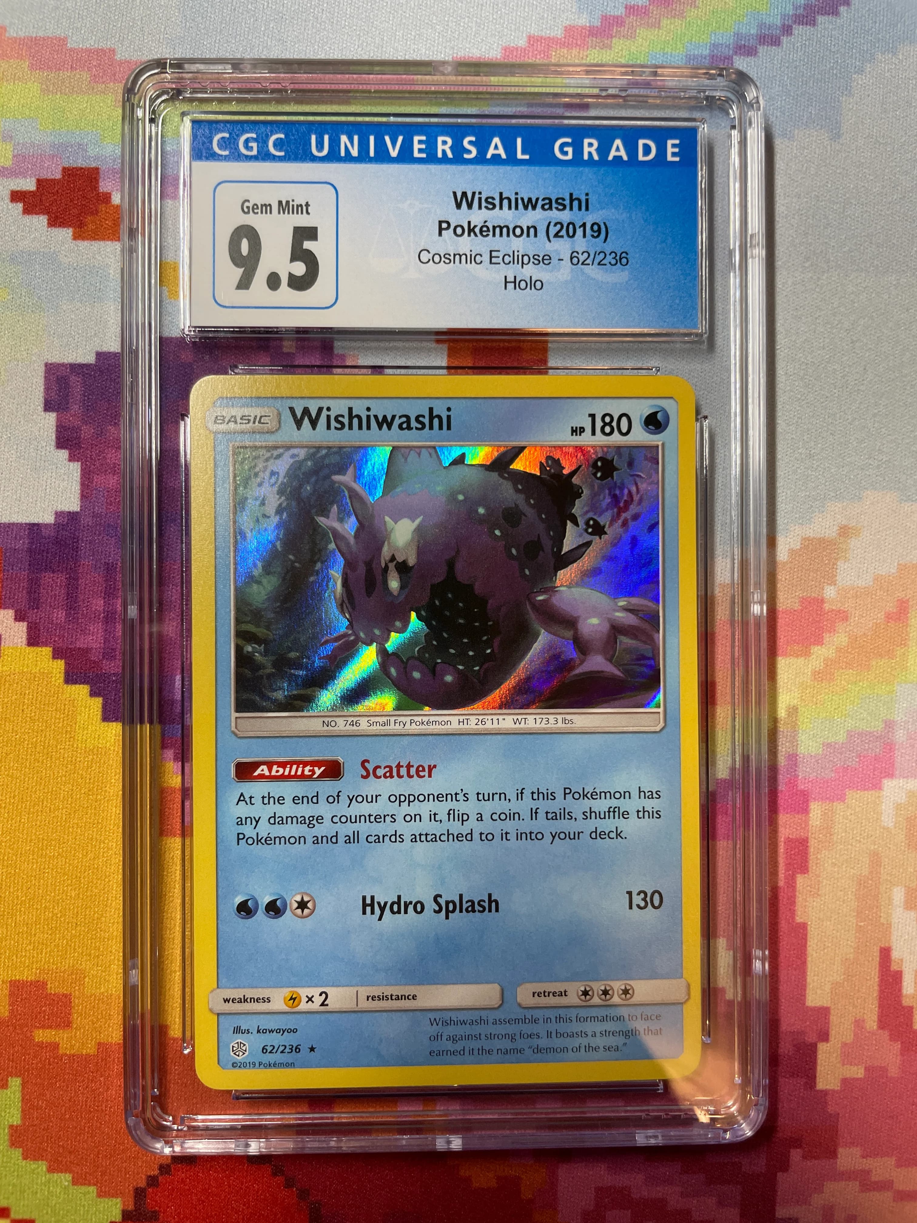Image supplied with the listing Listing image for Wishiwashi 62/236