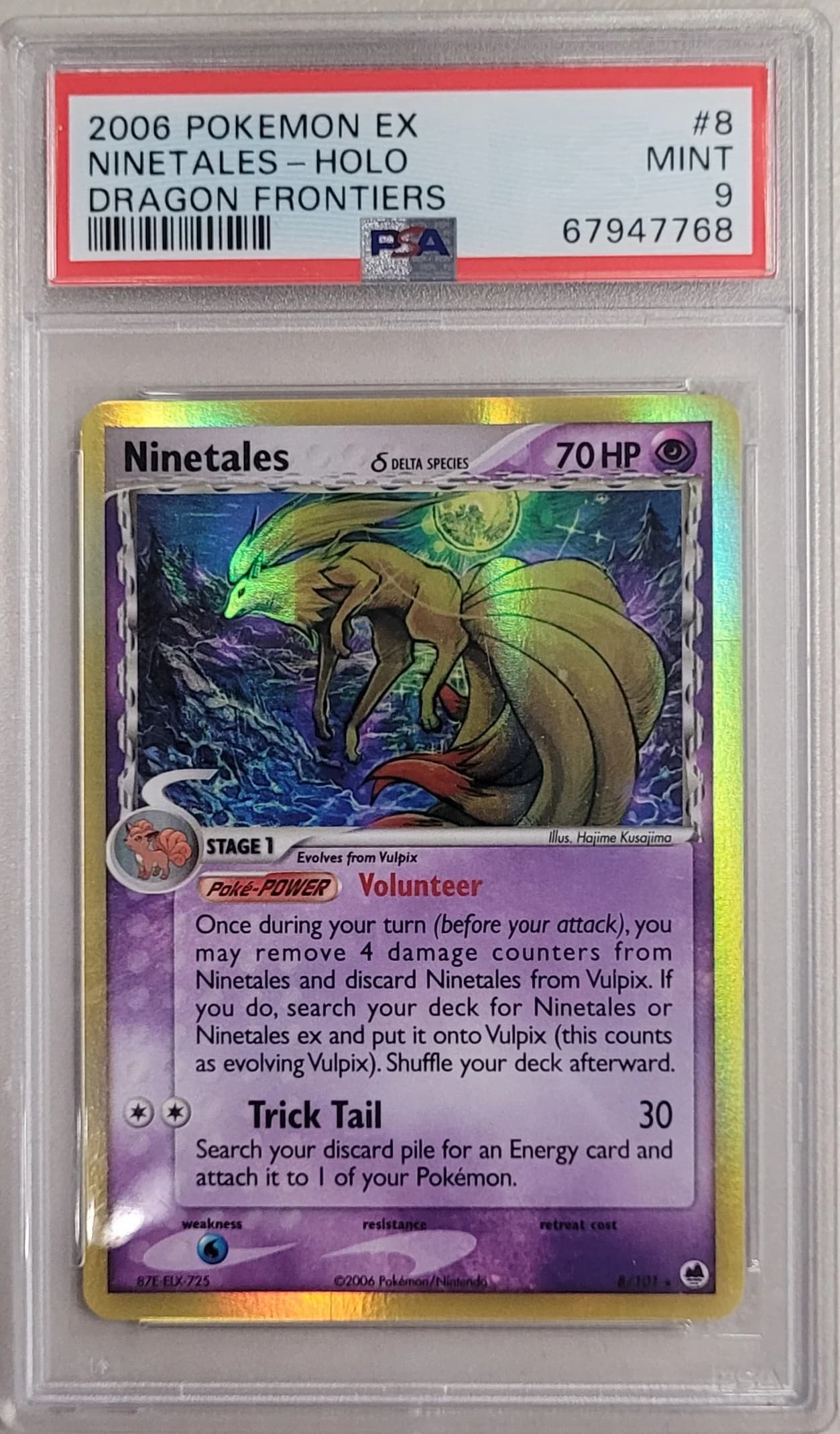 Image supplied with the listing Listing image for Ninetales δ 8/101