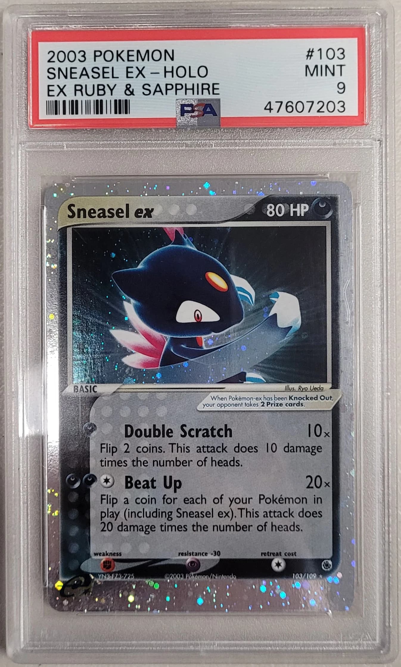 Image supplied with the listing Listing image for Sneasel ex 103/109