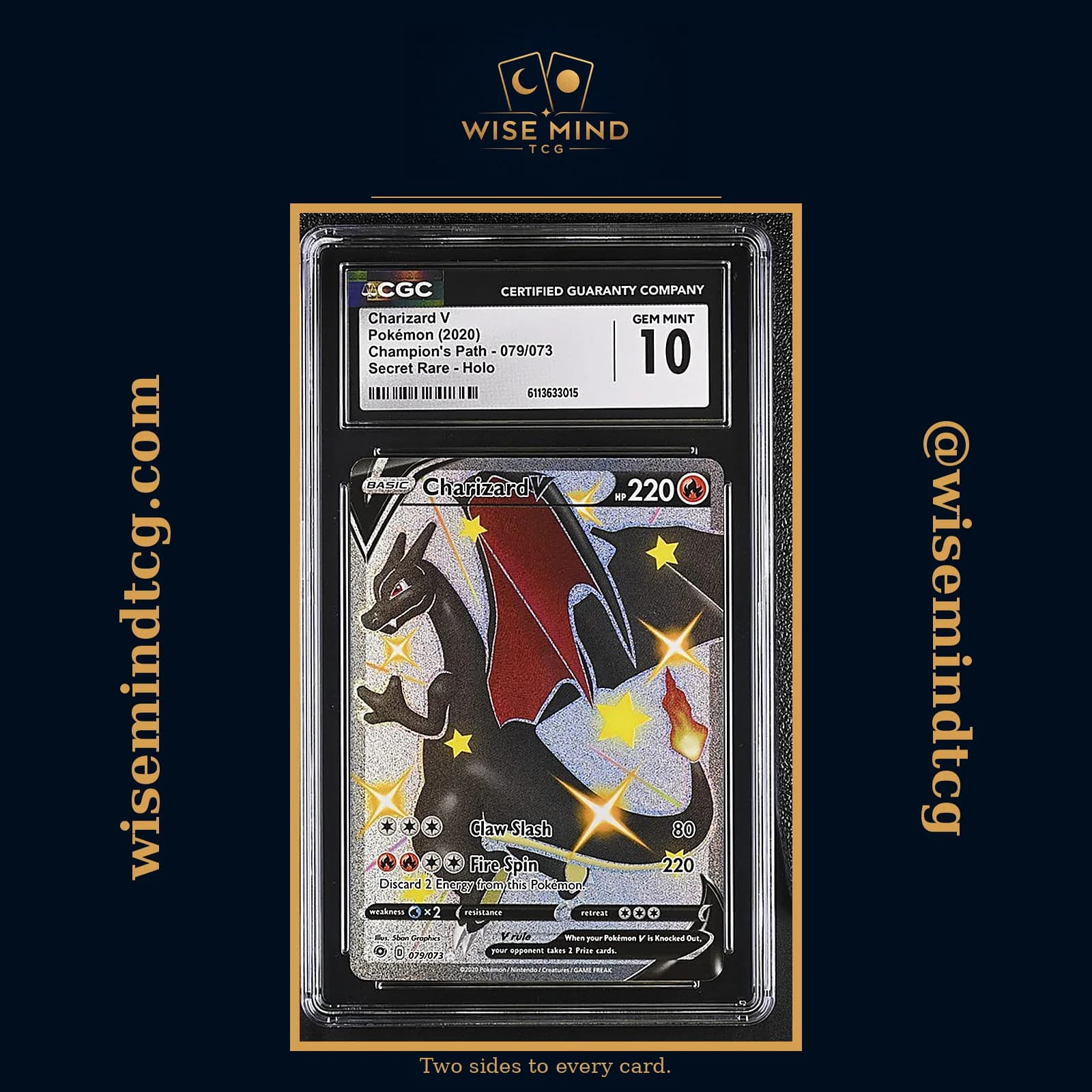 Image supplied with the listing Listing image for Charizard V 79/073