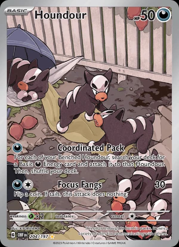 Image supplied with the listing Listing image for Houndour 204/197