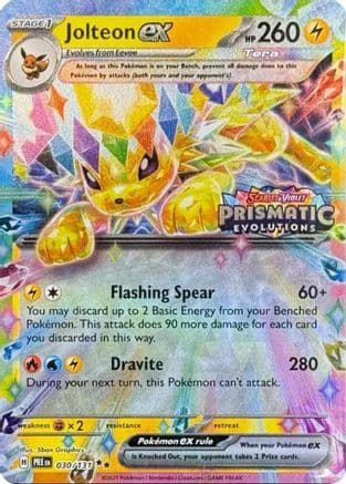 Image supplied with the listing Listing image for Jolteon ex 030/131