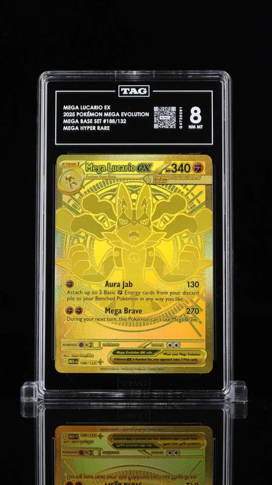 Image supplied with the listing Listing image for Mega Lucario ex 188/132