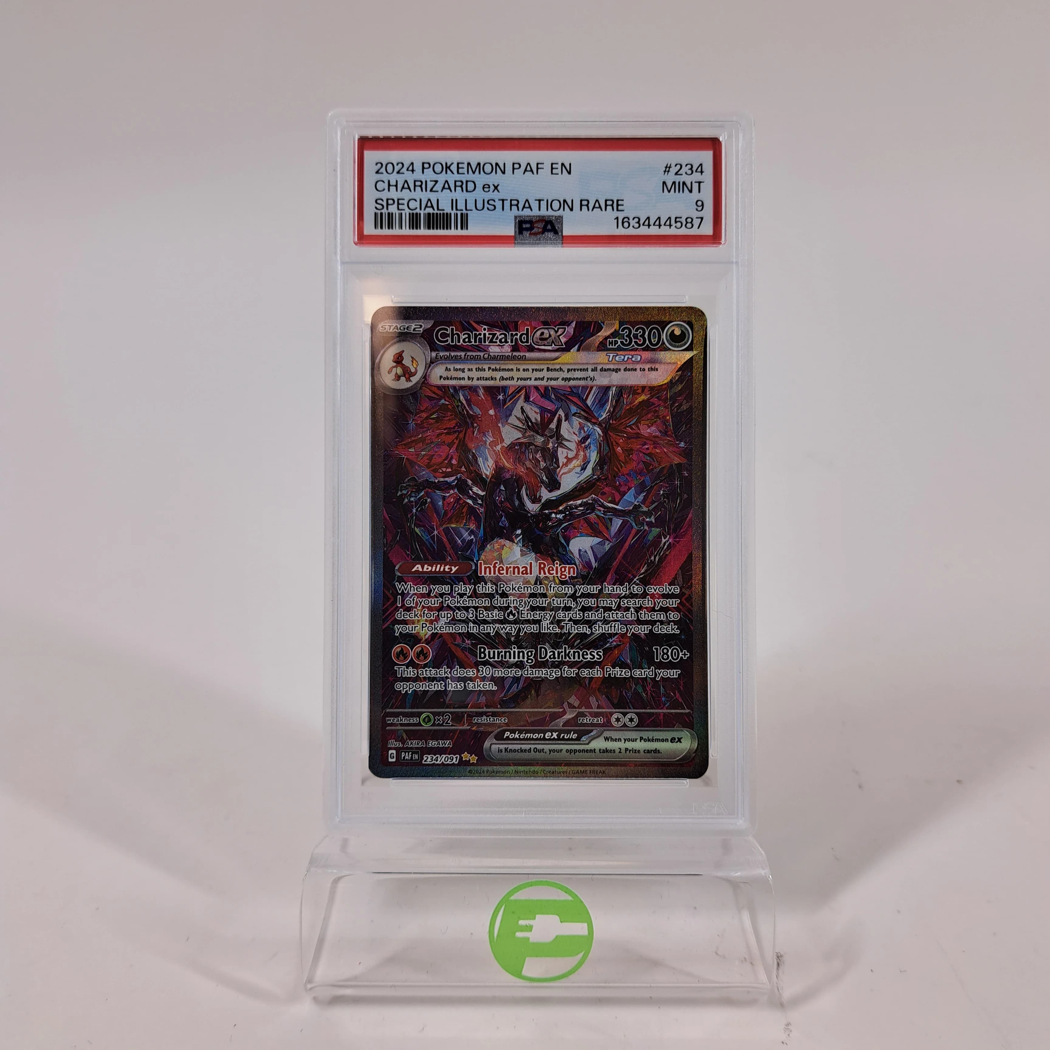 Image supplied with the listing Listing image for Charizard ex 234/091